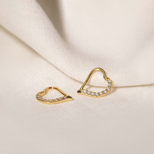 Ayo CZ Hoops (18K Gold Vermeil)