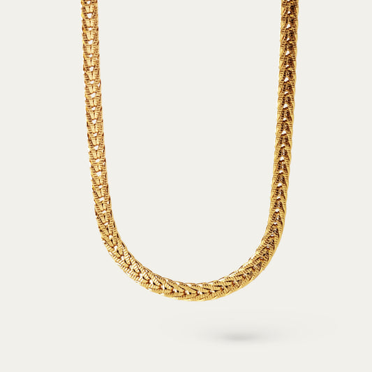 Foss Necklace (18K Gold Stainless Steel)