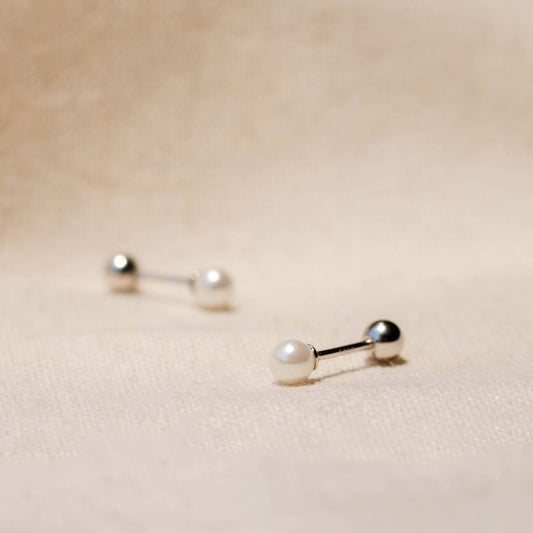 Mela Teeny-Tiny Studs (925 Sterling Silver)
