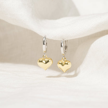 Palma Two-tone Earrings (18K Gold Vermeil)