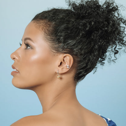 Palma Two-tone Earrings (18K Gold Vermeil)