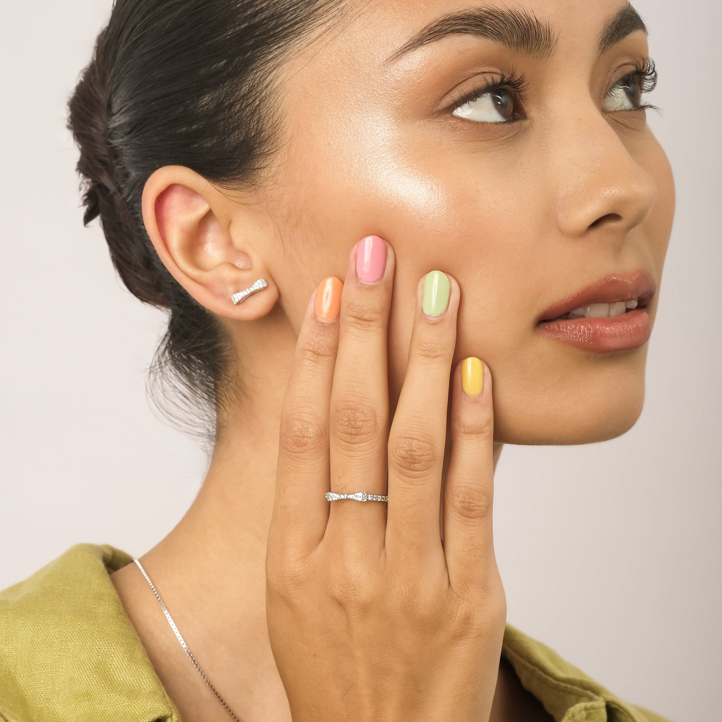 Riva CZ Ring (925 Sterling Silver, Size 6)